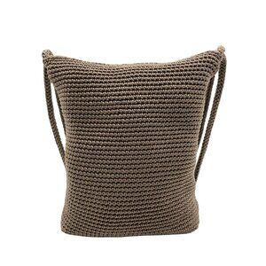 The Sak Brown Crocheted Shoulder Bag